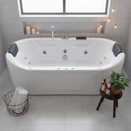 Intimate Freestanding Jacuzzi bathtub 6 ft x 3 ft