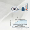 hot bath tub specification 45 celcius max
